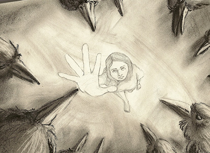  [ Black Wings, © 2017 Laura-Anca Adascalitei ] 