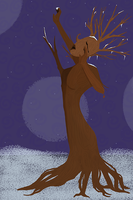  [ bare branches rising © 2026 Leyelle M.G. ] 