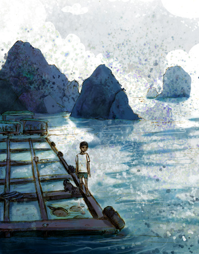  [ Fishing tanks, © 2009 Robin Kaplan ] 