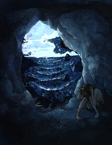  [ The cave, © 2009 Robin Kaplan ] 